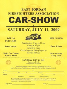 2009 CAR SHOW FLYER